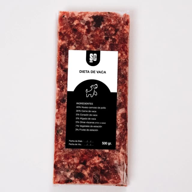 Dieta de vaca para perros | 1kg.