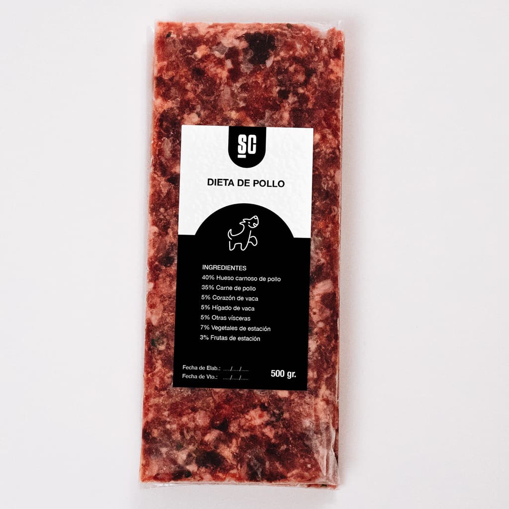 Dieta de pollo para perros | 1kg.
